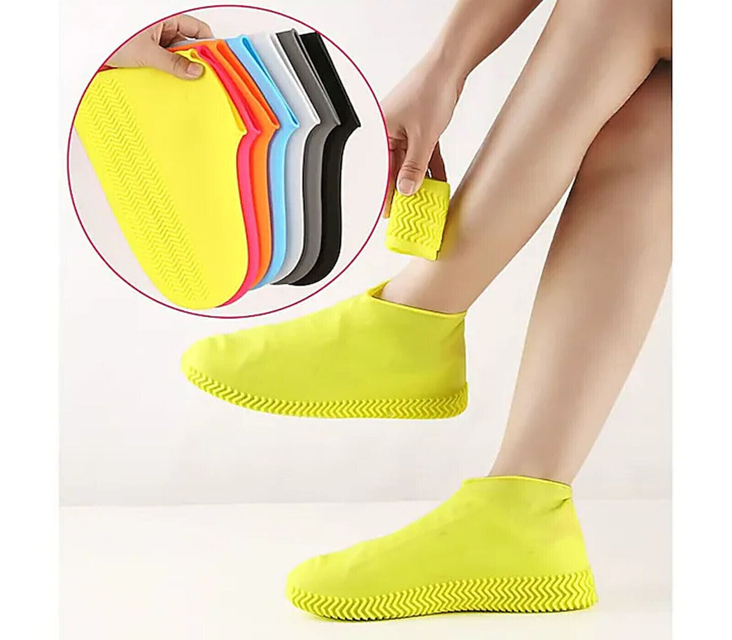 Copri scarpe In Silicone Impermeabile Antipioggia Copertura Antiscivolo