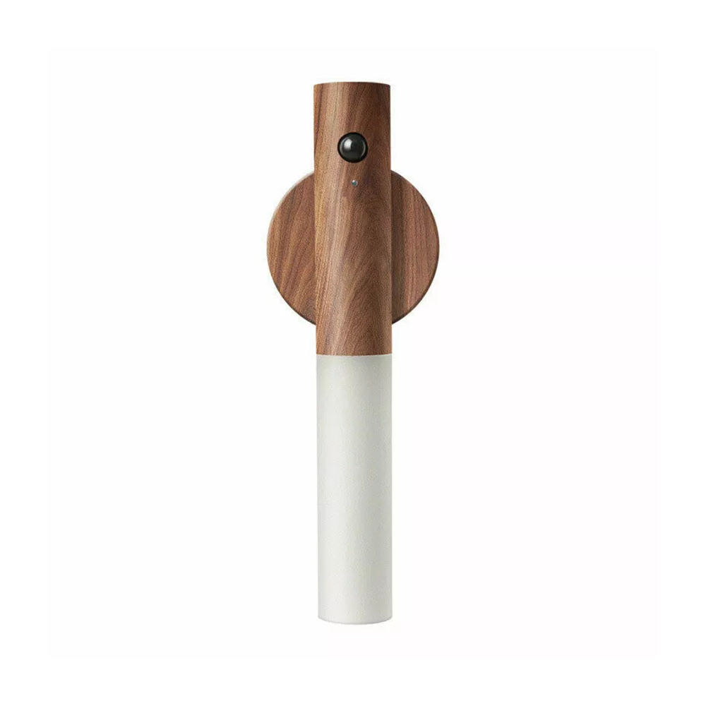 Candle Woodstick Lamp Luce LED Adesiva con Sensore di Movimento
