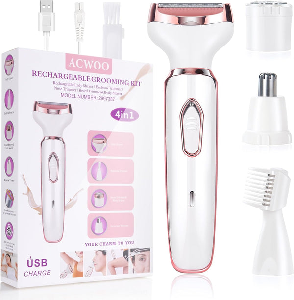 HairRemover Rasoio Elettrico Senza Fili