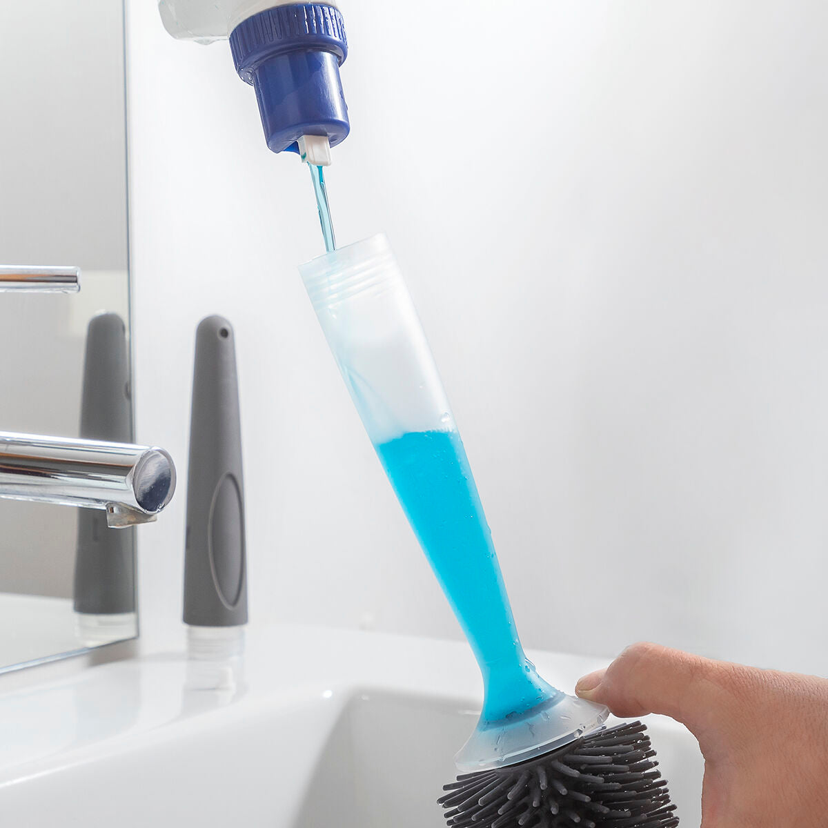 Scopino per Bagno con Dispenser di Sapone Bruilet